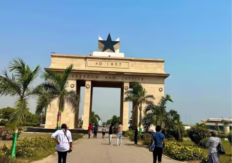 The Black Star Gate in Accra, Ghana