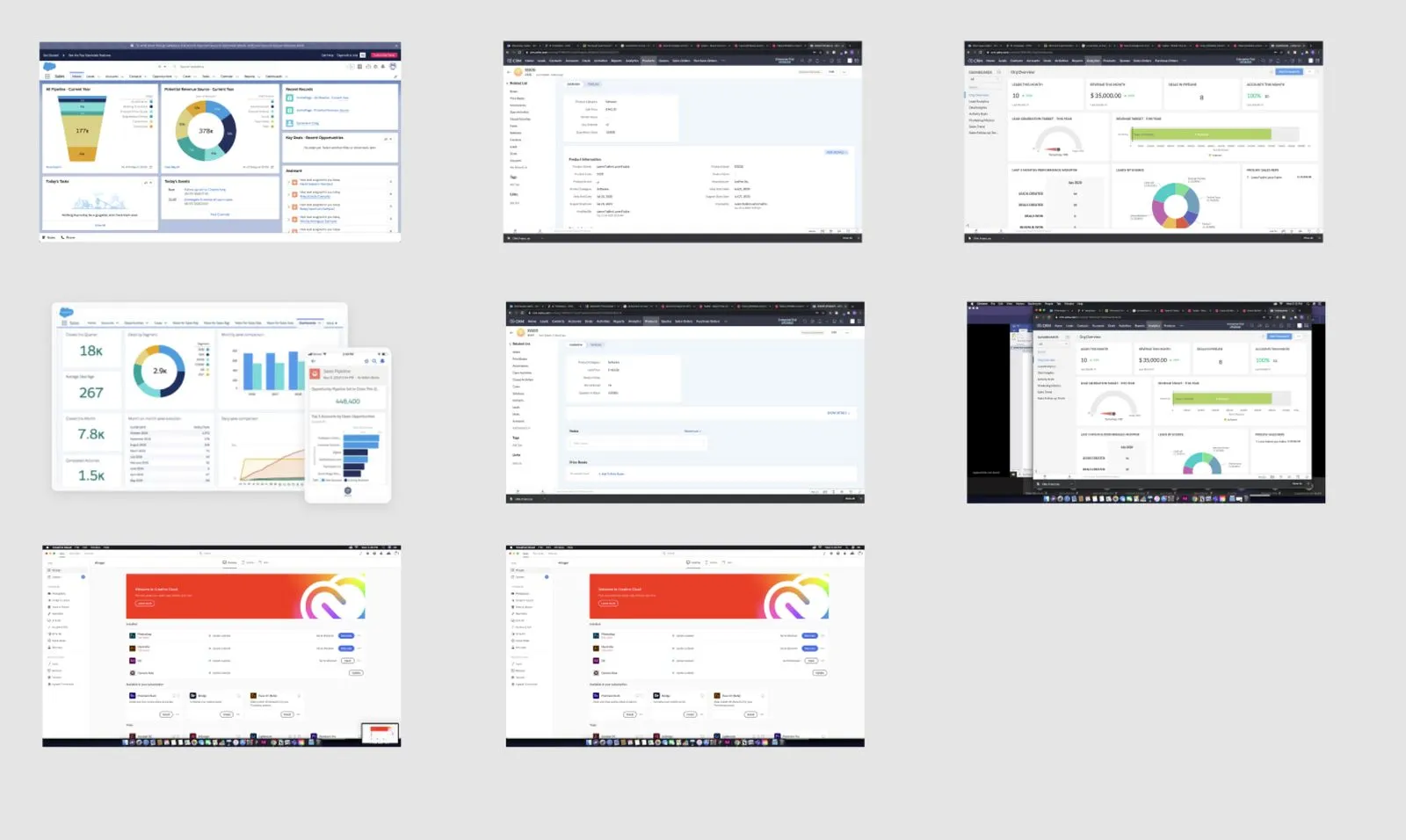 Visual moodboard for the procurement platform